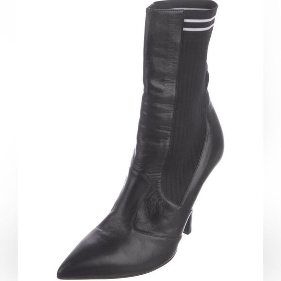 Fendi Leather heel Booties - Picture 1 of 5